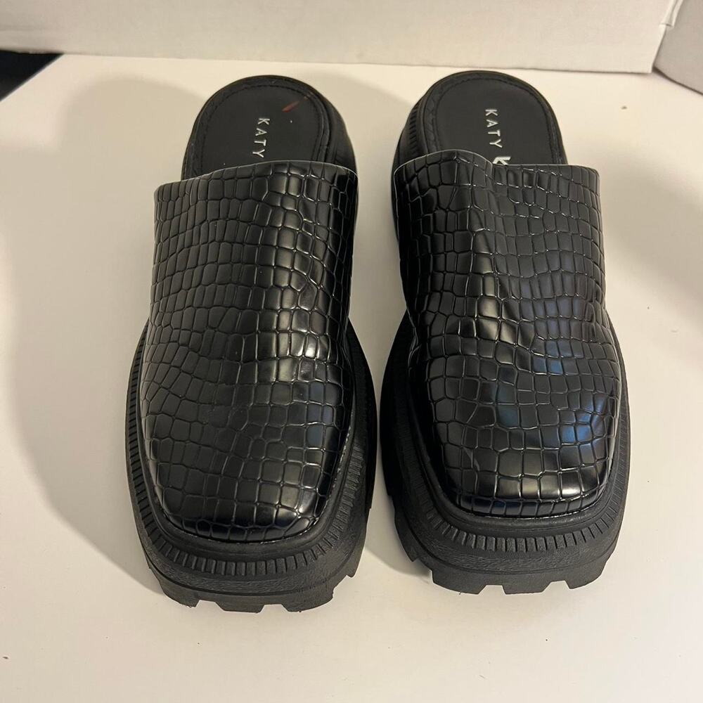 Black katy perry geli platform